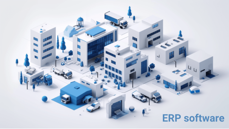 vista aéres de una empresa que utiliza un software ERP para la administración de sus recursos
